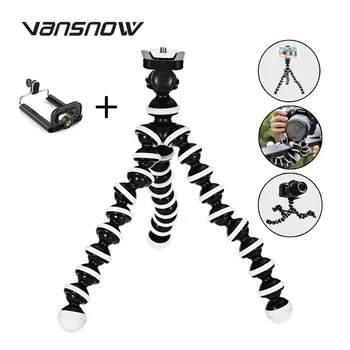 

Octopus Tripod for Phone Camera Holder with Bluetooth Selfie Remote Stick for Tripode Para Movil Phone Clip Tripe Para Celular