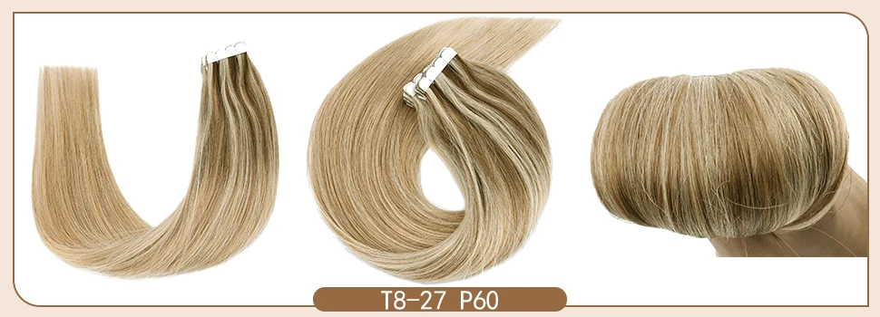 MINI Tape in hair Extensions Human hair Straight Machine Remy European Natural Seamless Skin Weft 10"-20" color mixture 10/20 pcs GOLDENWIGS BEST MINI Tape in hair Extensions Human hair Straight Machine Remy European Natural Seamless Skin Weft 10"-20"