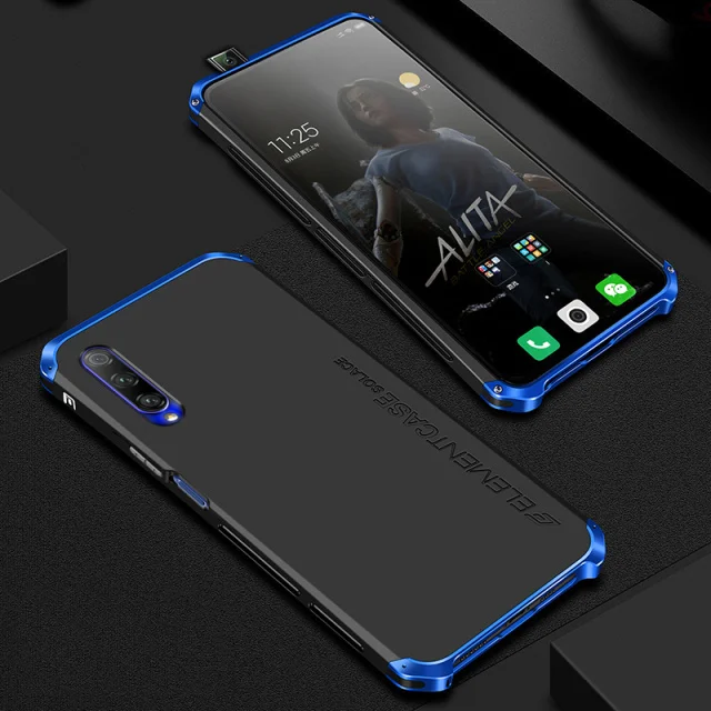 Blue Black Противоударный металлический корпус для huawei Honor 9X/Pro, роскошный тонкий жесткий алюминиевый резиновый чехол для Honor 9X/Pro, чехол - Цвет: Blue Black