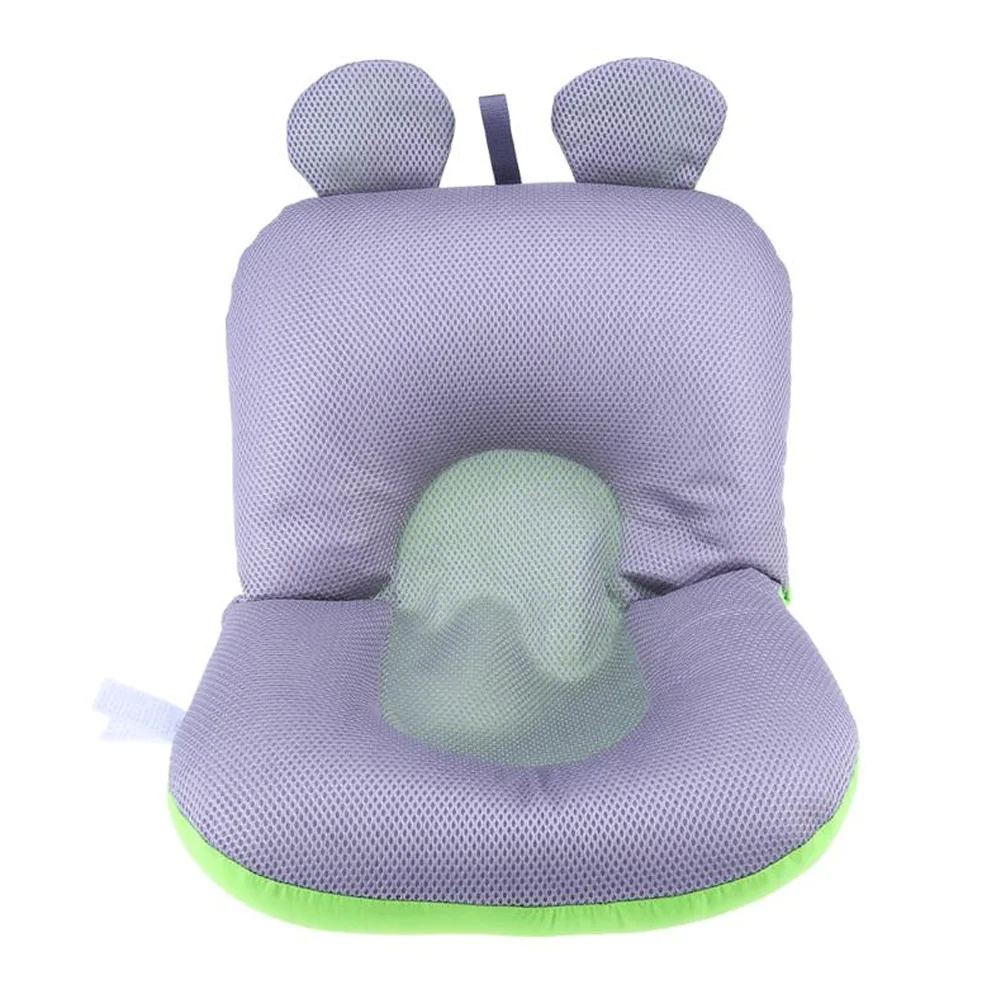 Newborn Baby bath tub pad& chair Shelves Bathroom Seat to Support Pillow Mat for Bathroom Mat