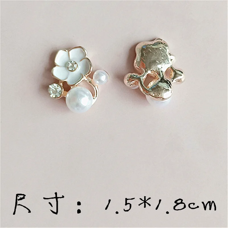 10 PCS Jewelry Accessories DIY Handmade Hair Accessories Clothes Decoration Hole Patch Decoration - 5