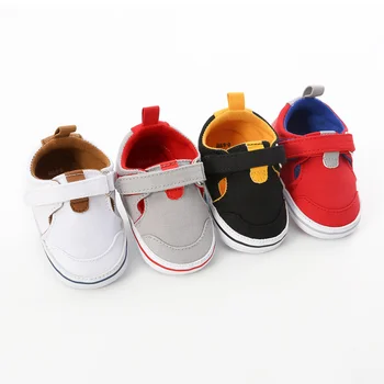

Baby Shoes Boy Girl Canvas Sneaker Cartoon Animation Cotton bottom Comfort Newborn Infant First Walkers Toddler Crib Shoes