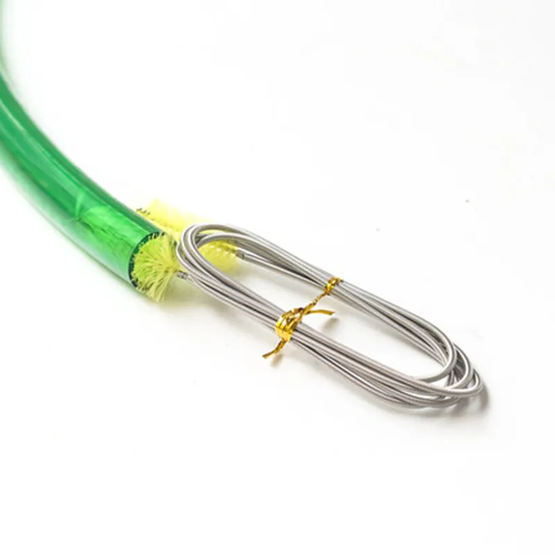 Water pipe cleaning brush double head inlet and outlet pipe cleaning spring brush stainless steel 155CM