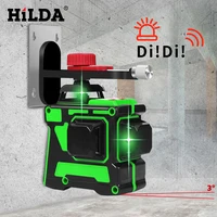 HILDA Laser Level 12 Lines 3D Level Self-Leveling 360 Horizontal And Vertical Cross Super Powerful Green Laser Level 1