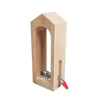 

Wooden Leathercraft Lacing Pony Sewing Horse Vice Clamp For Stitching Leather