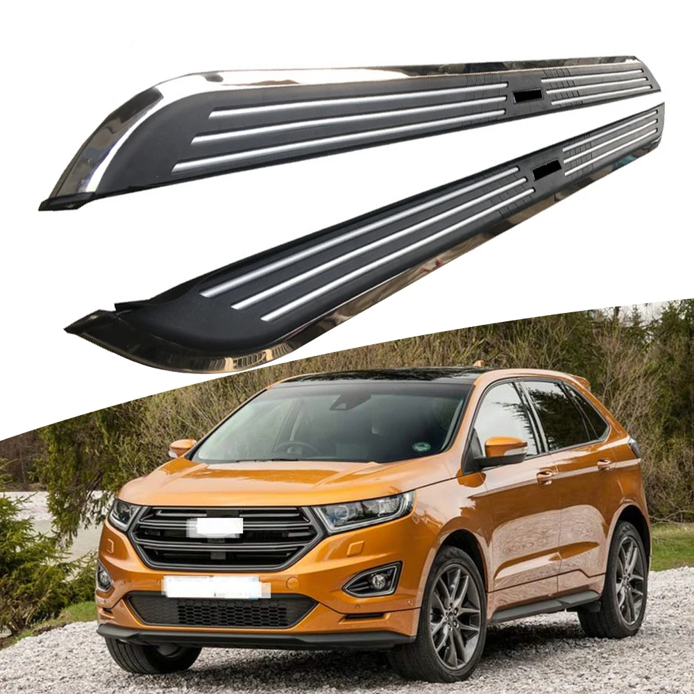 Боковой Шаг подходит для Ford Edge- Беговая доска nerf бар 2 шт. левый и правый алюминиевый боковой шаг боковая педаль лестницы