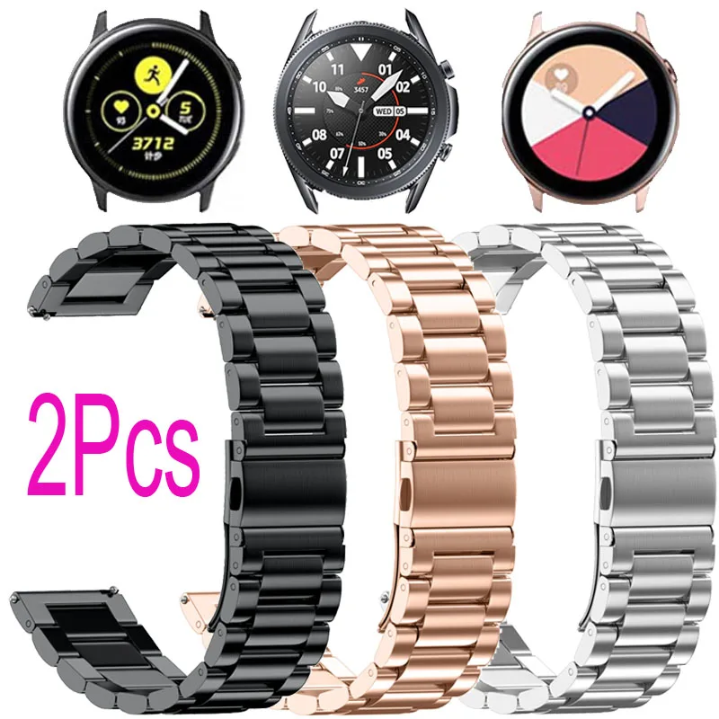 

Milanese Stainless Steel Band For Samsung Galaxy Watch Active 3/2 41mm/45mm/44mm/40mm/42mm/46mm Watchband 20mm/22mm Bracelet