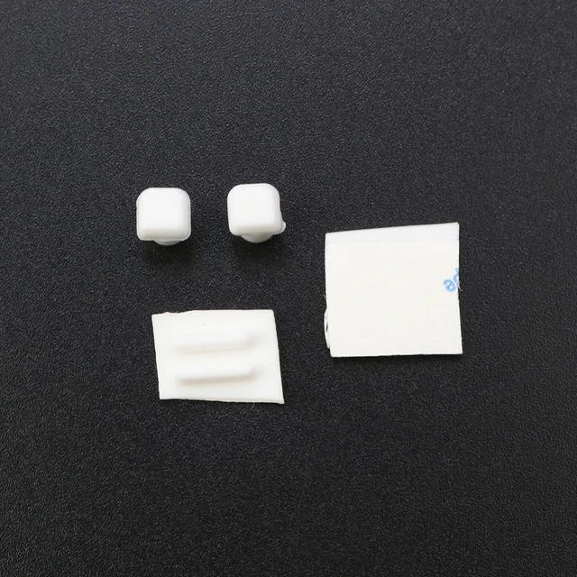 YuXi 8 Color Optional Screw Feet Cover for Nintend DS Lite for NDSL Game Console Screw Feet Cover Rubber Pad White