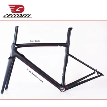 

dc019 ceccotti carbon road bike frame Toray PF30/BB30/BSA frame+fork+seatpost+clamp+headset 2019