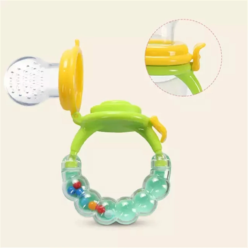 Infant Pacifiers Fresh Fruit Nibbler Rotating Mills Chew Fruit Nipples Grinder Feeding Toys Feeder Safety bowl baby stuff cow
