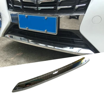 

For Toyota Alphard Vellfire 2016 2017 2018 2019 ABS Chrome Front Grille Cover Bottom Bumper Protection Hood Lower Sticker Trim