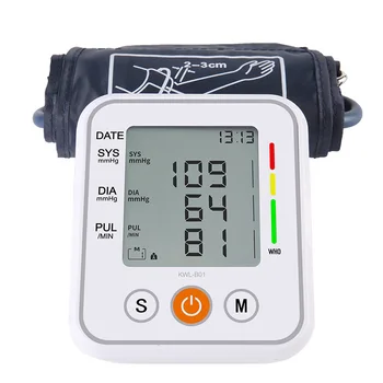 

Automatic Digital Upper Arm Blood Pressure Monitor Heart Beat Rate Pulse Meter Tonometer LCD Sphygmomanometers pulsometer