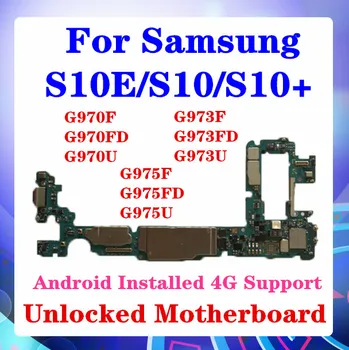 

Unlocked for Samsung Galaxy S10E S10 S10+ G970F G970FD G970U G973F G973FD G973U G975F G975FD G975U motherboard Android Installed