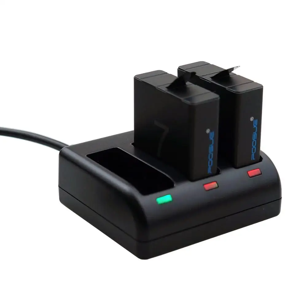Зарядное устройство с 3 USB портами для камеры HERO 8 аксессуары gopro 5 аккумулятор go pro