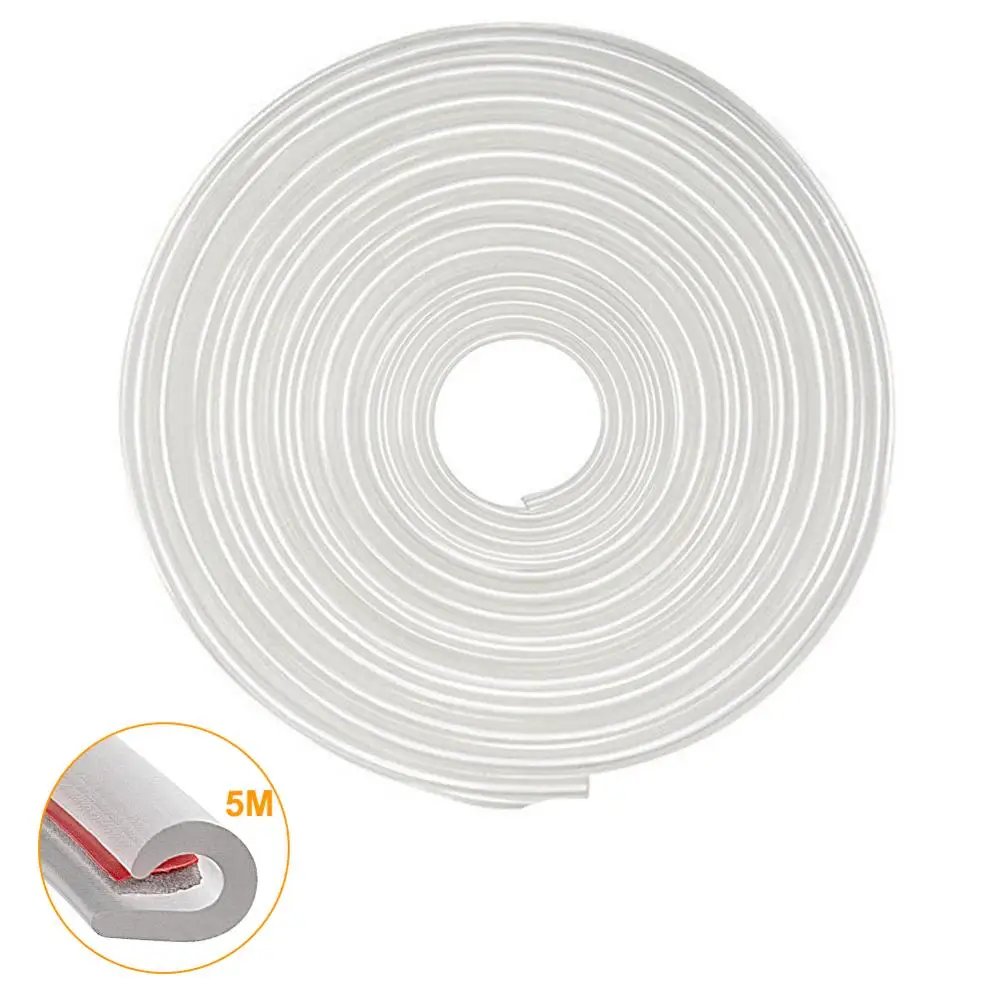 #*Cheap 5M Lot Car Door Edge Guards Clear Rubber Scratch Protector Replace Moulding Strips Sealing Anti rub Universal Car Door Protector