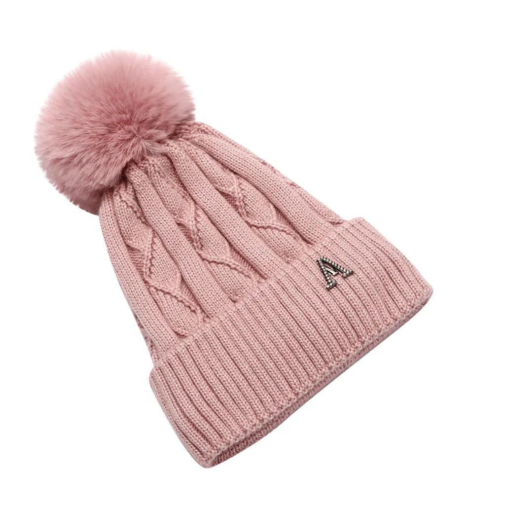 

Winter Hats For Women Beanie Cashmere Plus Thick Knit Warm Hat Cute Knitted Beanies Elastic Soft Cap #YL1