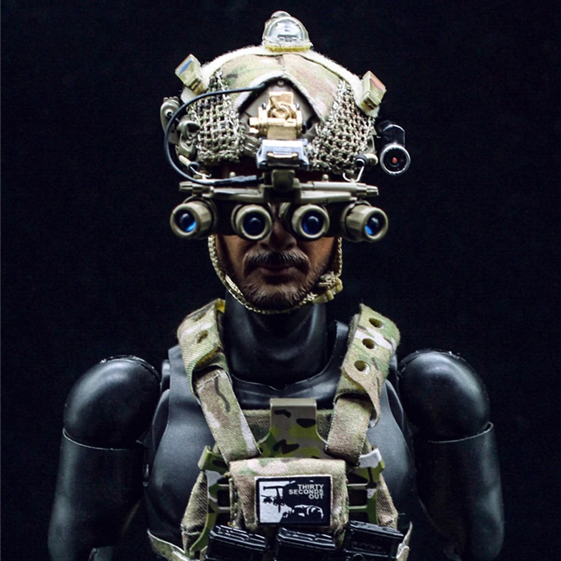 1/6 30 см модель солдата Реалистичная голова скульптура DIY подвижные морские котики Военная фигура