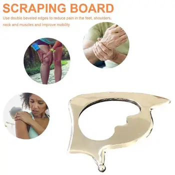 

Gua Sha Tool Stainless Steel Manual Scraping Massager Physical Therapy Skin Care Tool for Myofascial Release Tissue Mobilization