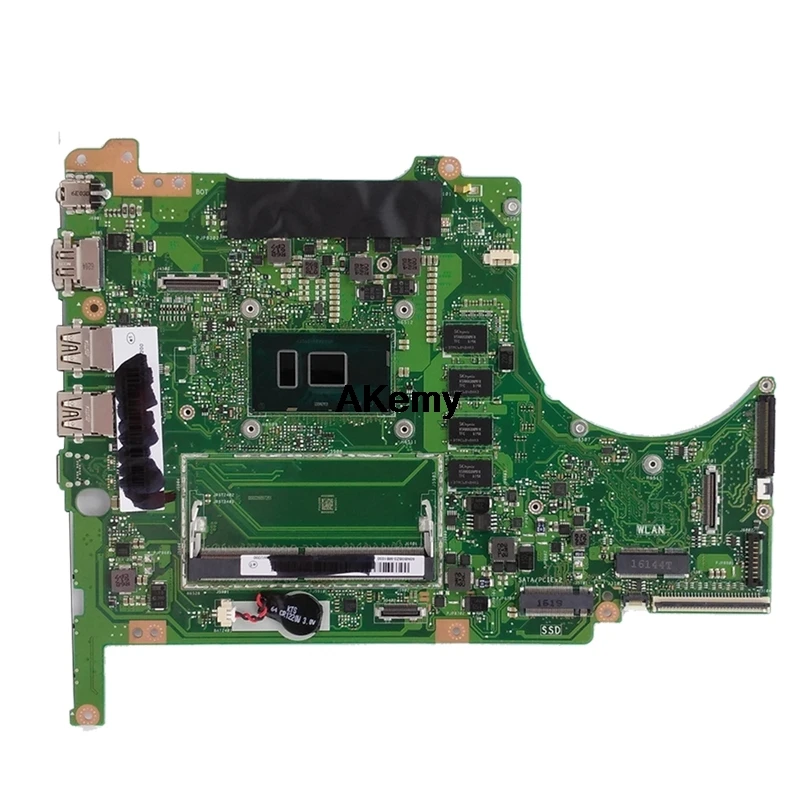 LAOKE для ASUS UX560UA-1B Q504UA материнская плата для ноутбука с I5-6200U процессором PN 60NB0BZ0-MB1300 8 Гб оперативной памяти DDR3 тест ОК
