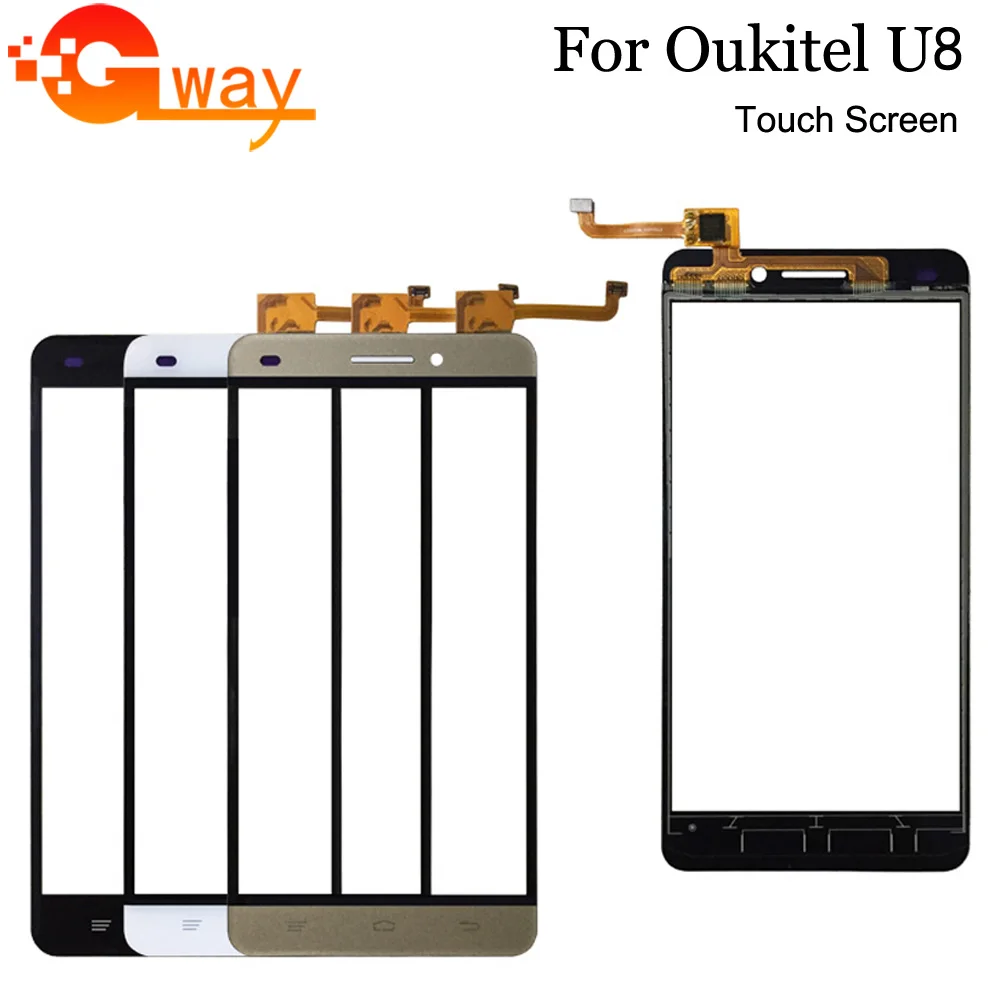 Черный/белый/золотой для 5,5 дюймов Oukitel U8 сенсорный экран панель идеальный Ремонт Запчасти
