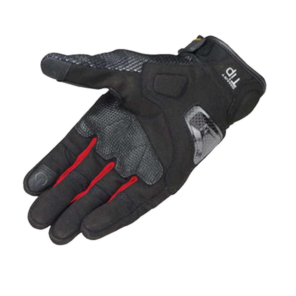 Black Red Komine GK 215 Summer 3D Mesh Glove Motocross MTB Bike Off-road Gloves