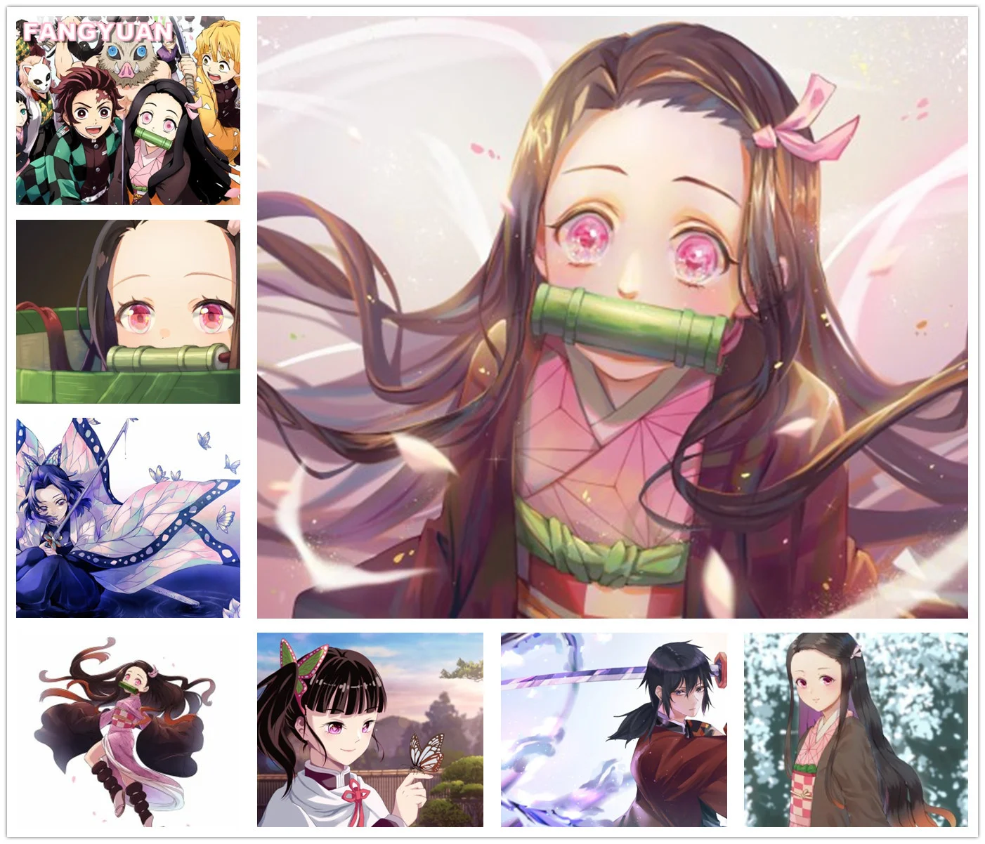 5D Diy Diamond Painting Anime Cartoon Girls Full Diamond Embroidery