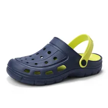 Г., мужские сандалии Летняя новая стильная пористая обувь нескользящие износостойкие сандалии уличные тапочки