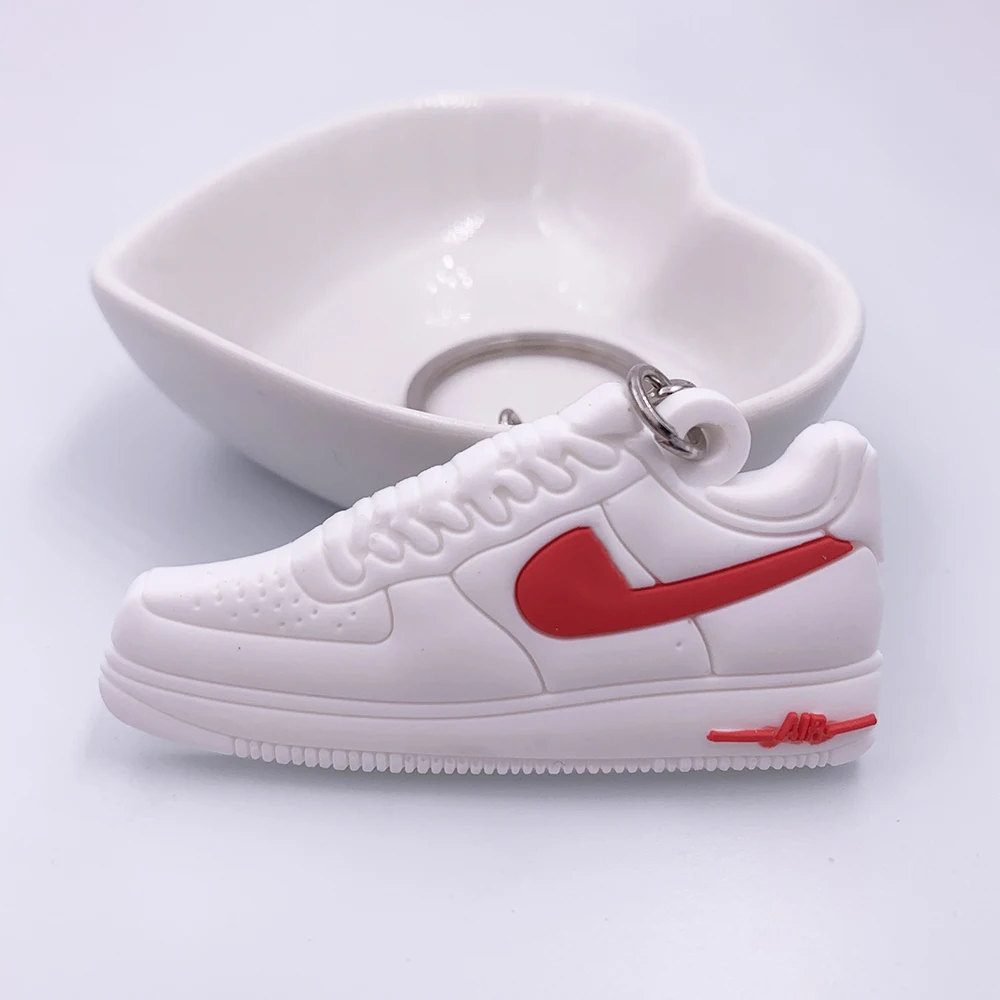 K0080-2 Mini Jordan Air Force 1 брелок для обуви для мужчин и женщин классический цвет AJ Ретро поколение баскетбольные кроссовки брелок - Цвет: K0080-2