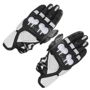 

Locomotive Drop Resistant Knight Waterproof Riding Winter Short Hard Case Protective Adult Racing PU Leather Motorcycle Gloves