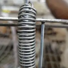 

10Pcs Useful Cage Accessories Corrosion Resistance Telescopic Spring Latches for Household Spring Hook Spring Latches