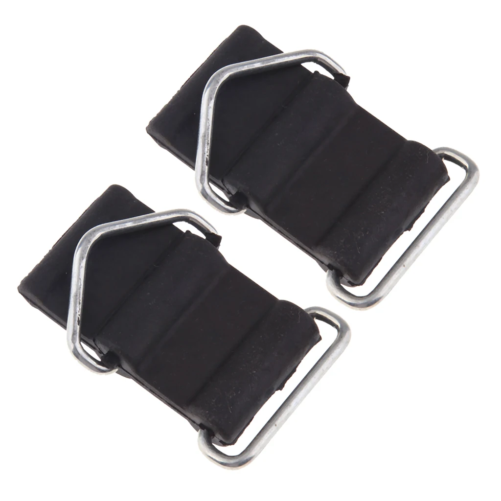 2Pcs Fuel Gas Tank Hold Down Fitting Band Strap for Yamaha PW50 Peewee50