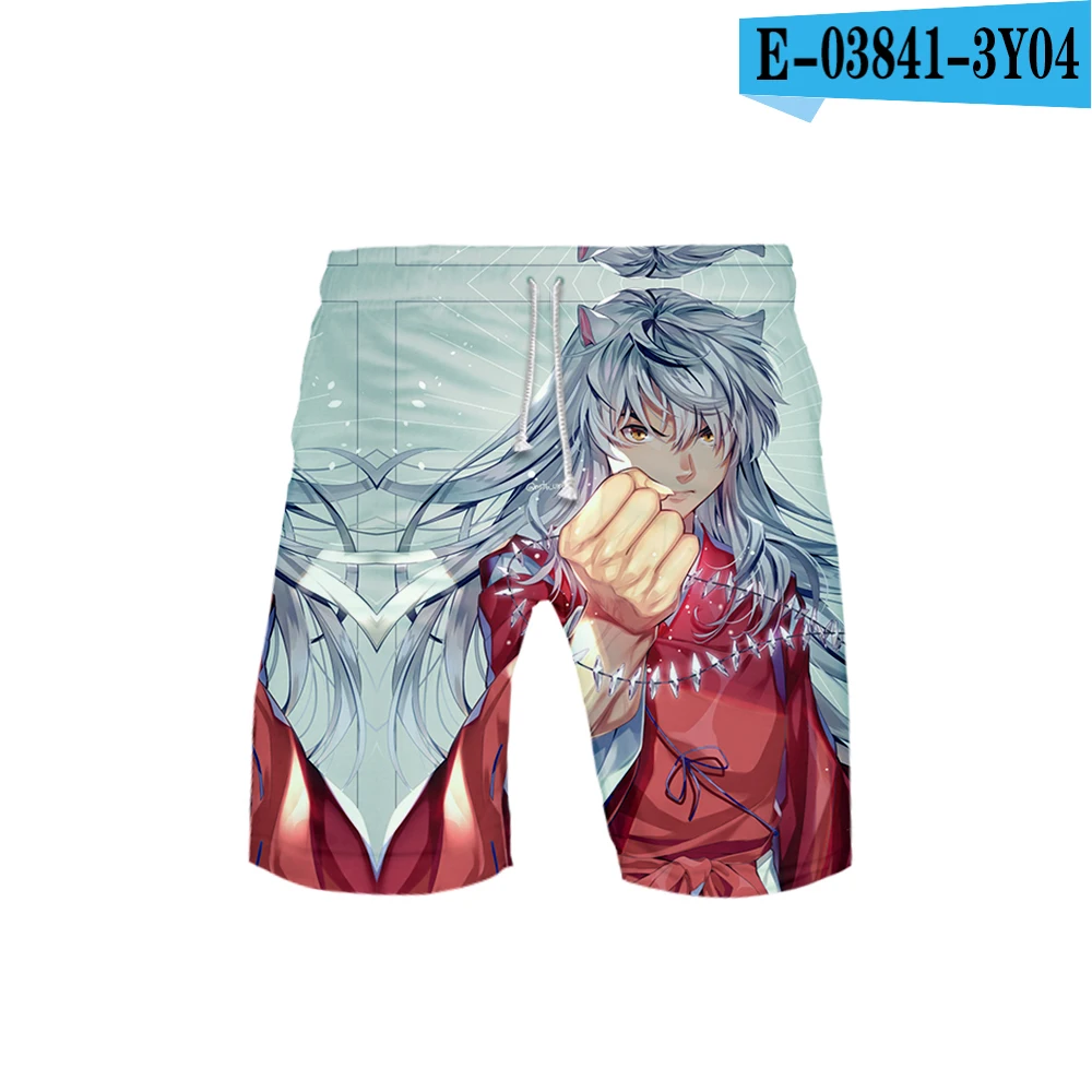Inuyasha Шорты Для Отдыха 3D принт Новинка Топ Весна Осень Роскошные Harajuku комфорт отдыха - Цвет: 2