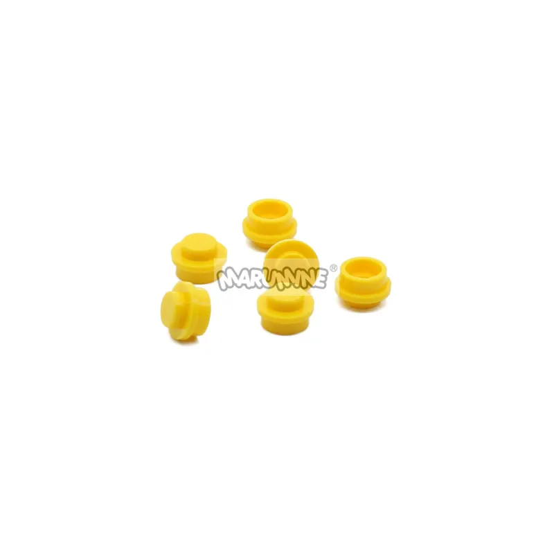 MARUMINE 1x1 круглые кирпичи-пластины 1000 шт Прямые края строительные блоки совместимы с 4073 6141 30057 сборки частиц кирпича