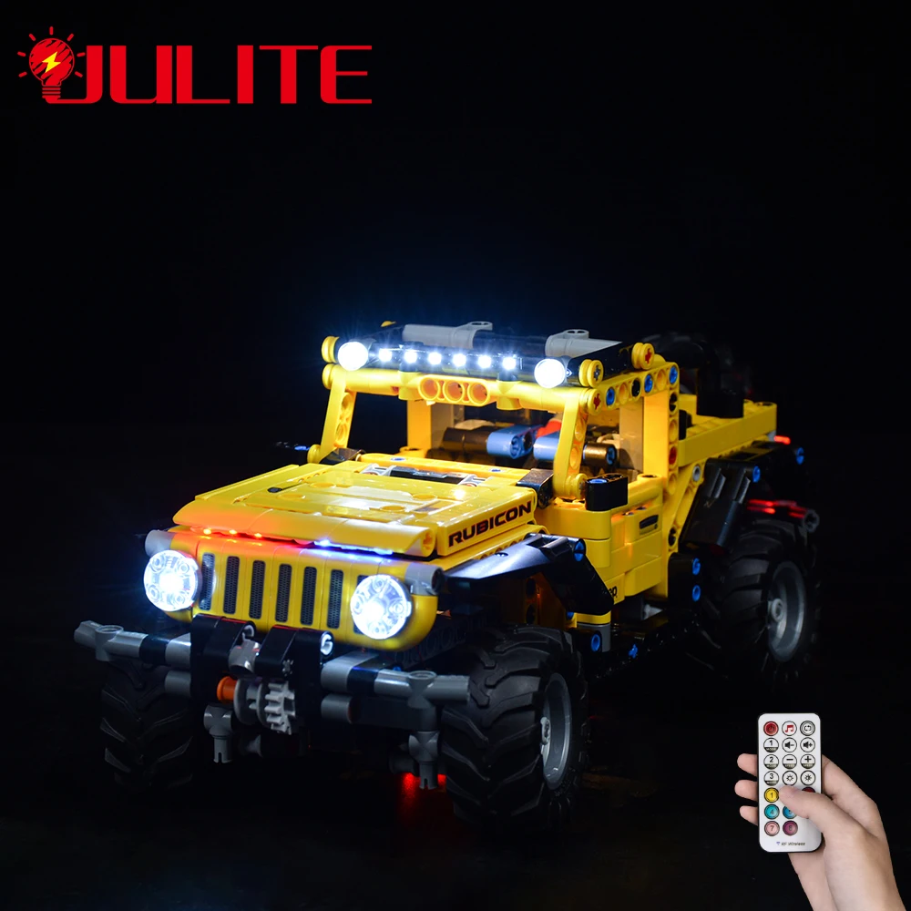 Kit Luci A Led Per 42122 Technic Jeep Wrangler Set Di Giocattoli Fai-Da-Te (Blocchi Non Inclusi)