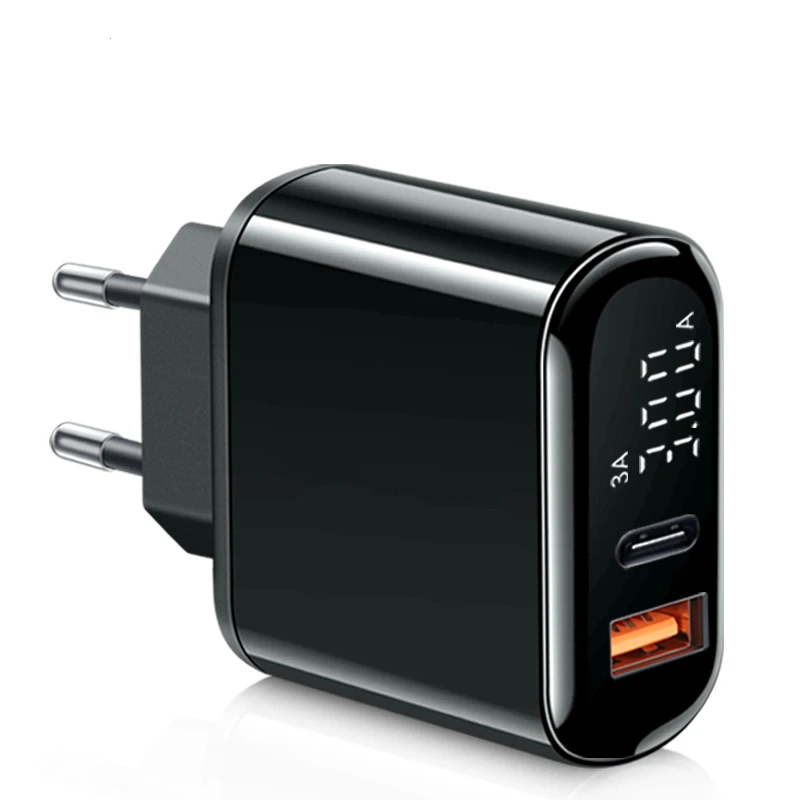Быстрая зарядка 3,0 USB зарядное устройство для телефона samsung S9 QC3.0 QC C PD Быстрая зарядка для мобильных телефонов для iPhone 11 Pro Max Redmi Note 8 Pro - Тип штекера: QC 3.0 PD