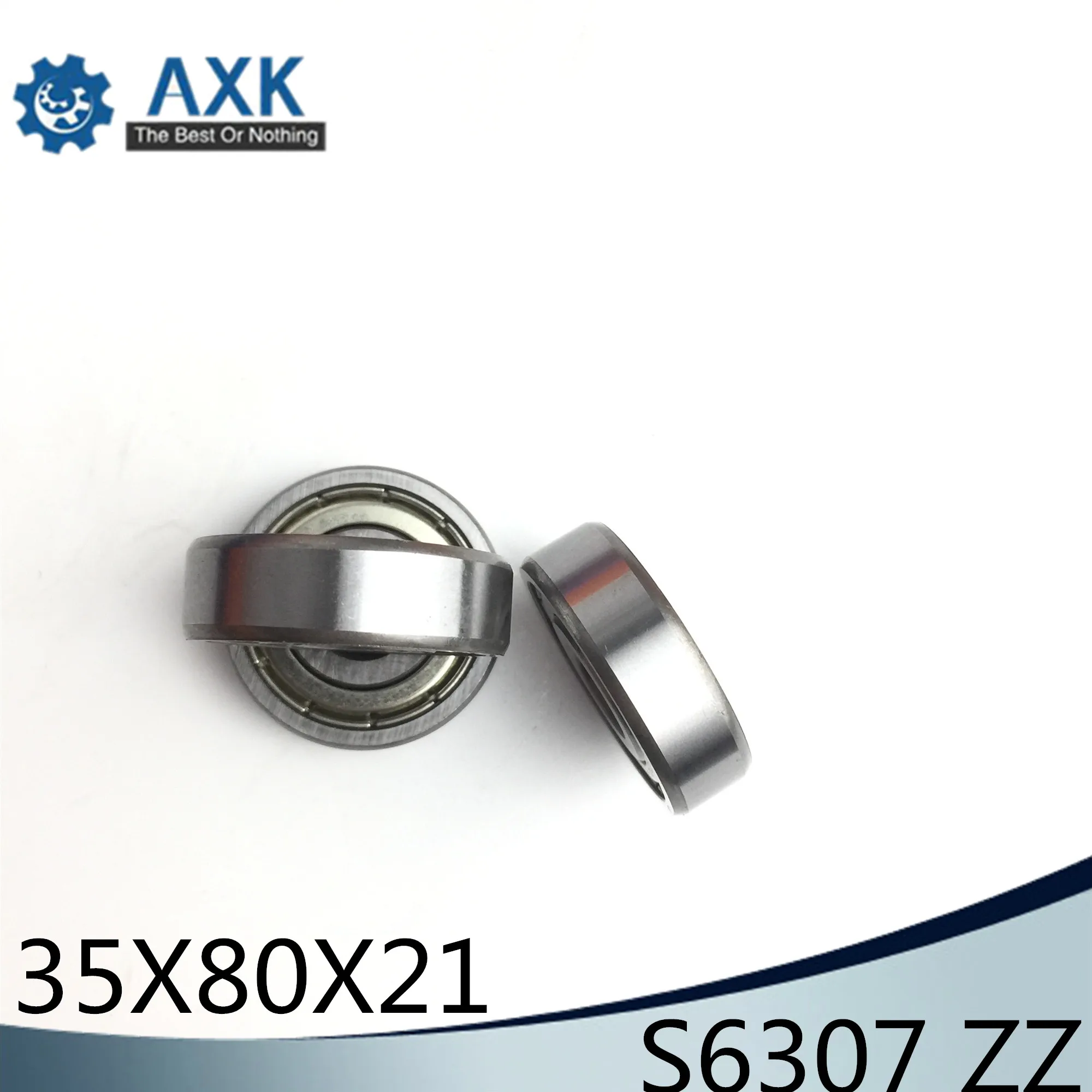 S6307ZZ Bearing 35*80*21 mm ( 1PC ) ABEC-1 S6307 Z ZZ S 6307 440C Stainless Steel S6307Z Ball Bearings