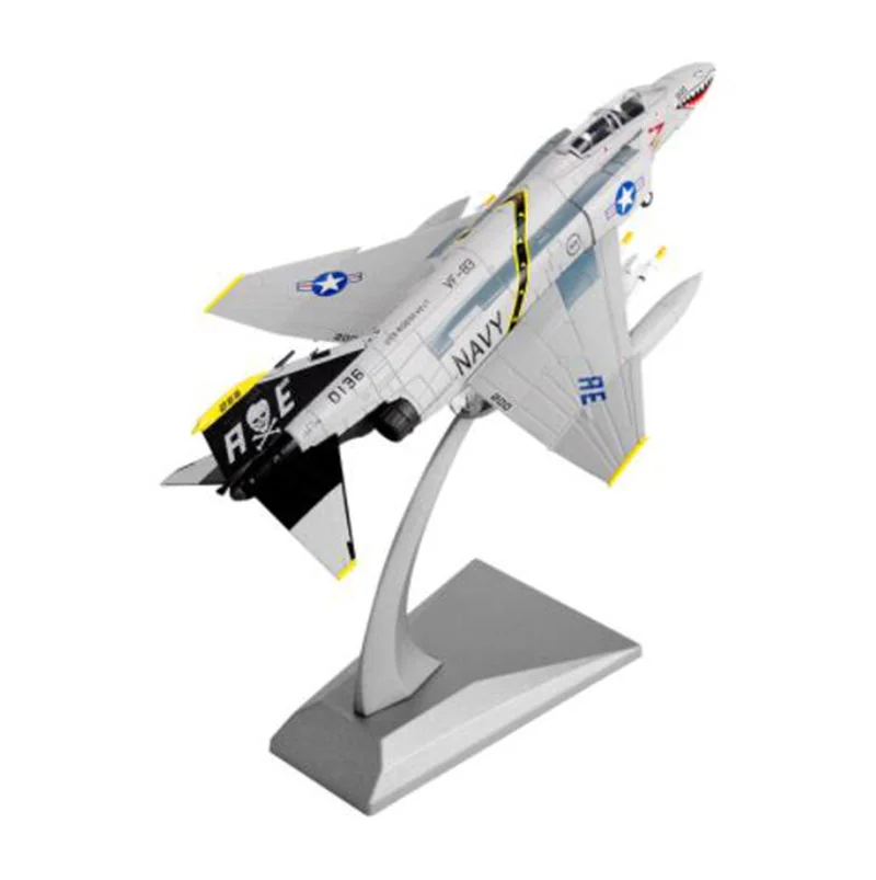 1/100 весы F-4C статический военный самолет модели самолета игрушки для взрослых детей литье под давлением сплав игрушки самолеты для демонстрации коллекции
