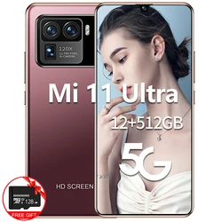 Mi 11 Ultra 6.7-inch Smart Phone 16G+512G Android Phone 6800mAh Global Version 10-core Phone 4G/5G LTE Smart Phone Network
