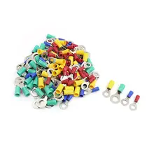 120 шт. RV5.5-6 изолированные кольцевые клеммы Разъемы для AWG 12-10 провода