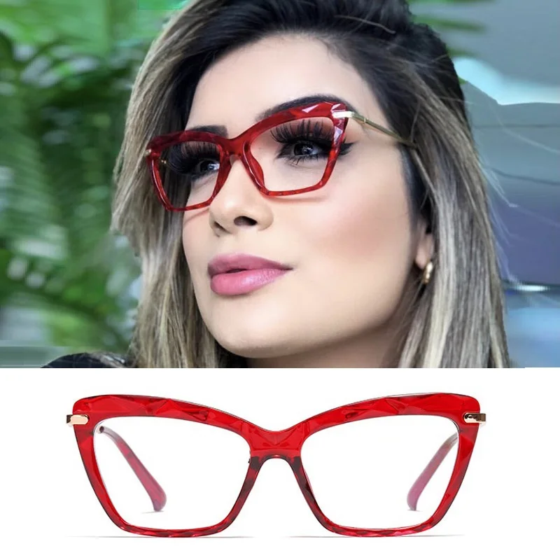 Sunglasses Fit Over Glasses Polarized UV400 Protection Sun Glasses Trendy Cat Eye Lens Large Wraparound TR90 Frame for Women 