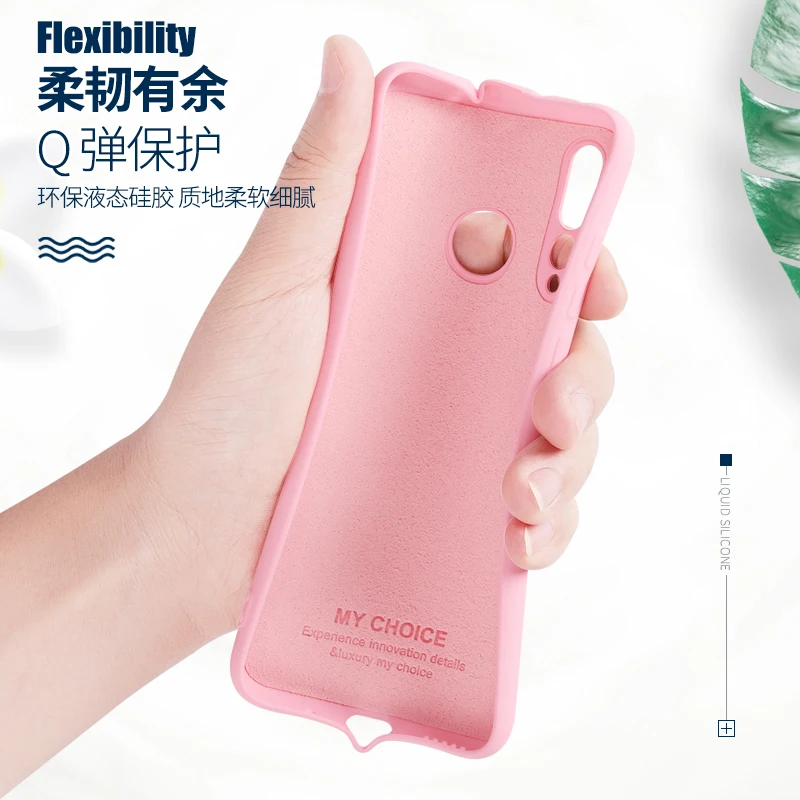 For Xiaomi Redmi 7A Case Cover for Xiaomi Redmi 7A Phone Case Soft Rubber Shell Fundas Liquid Silicone Case For Xiaomi Redmi 7A