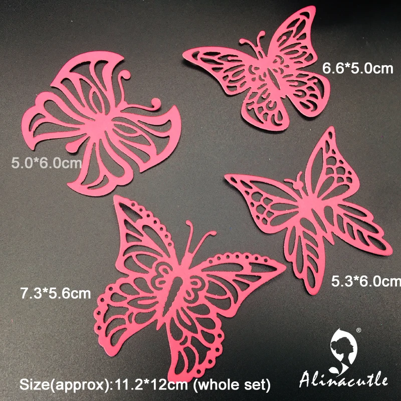 Scrapbooking Die Cut Butterfly Butterfly Metal Die Scrapbook Metal Cutting Die Aliexpress
