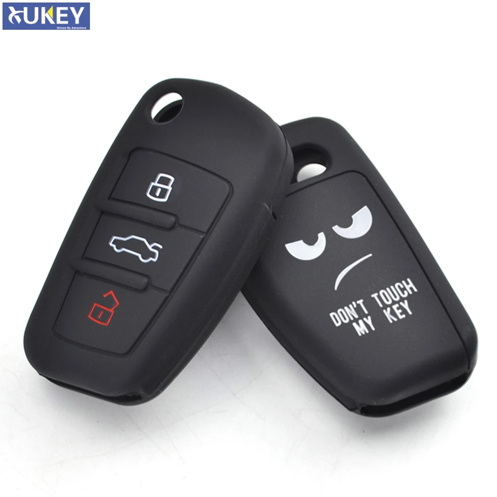 

Silicone Key Case Fob For Audi A1 S1 A3 S3 A4 A6 RS6 TT Q3 Q7 2005 - 2013 Keyless Remote Key Cover Shell Skin Sleeve Protector