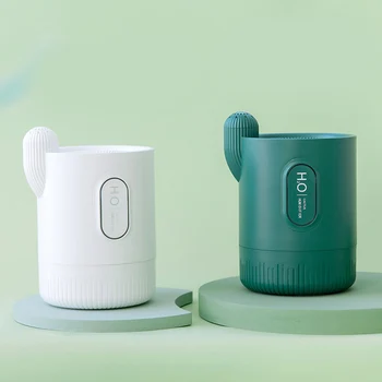 

Mini Humidifier Single Room Humidifiers with Night Light Portable Cactus Air humidifier for for Yoga Office Bedroom Baby PAK55