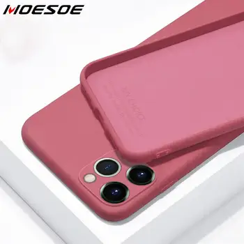 

Liquid Silicone Phone Case for iphone 11 Pro Max Soft Shockproof Cover Full Protective Case For iPhone X XS MAX XR 7 8 6 6s Plus