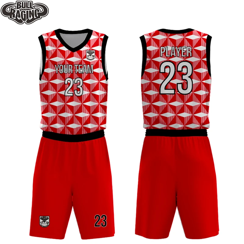 Aquarium über Milliarde basketball jersey design red and white