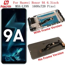 

3A+ For Huawei Honor 9A LCD Display+Touch Screen No Dead Pixel Tested Screen Replacement On For Huawei Honor 9 A 6.3inch Screen