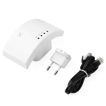 

Support 2.4GHz WLAN Networks 300Mbps Wireless N 802.11 AP Wifi Router Repeater Extender Booster RJ-45 Networking Cable