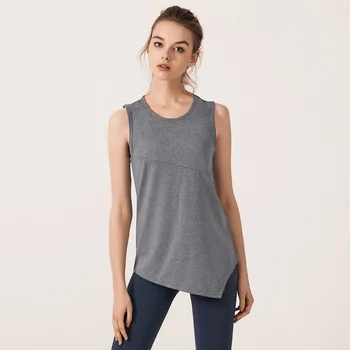 

Spring and Summer 2019 New Irregular lady Tank Women's Fitness Bottom Tank Tank.