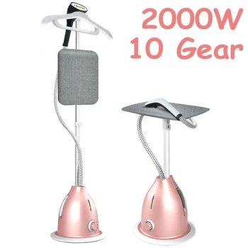 

2 In 1 2000W Garment Steamer Household Handheld Ironing Machine 10 Gear Adjustable Vertical Flat Steam Iron Clothes Steamer